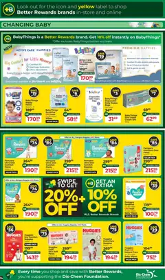 Dis-Chem specials catalogue – valid from 14.04.2026 | Page: 24 | Products: Pants, Foundation, Cream, Nappies