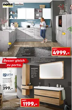 Porta! Prospekt 	 ab 27.10.2025 gültig | Seite: 8 | Produkte: Kühlschrank, Armatur, Backofen, Kuchen