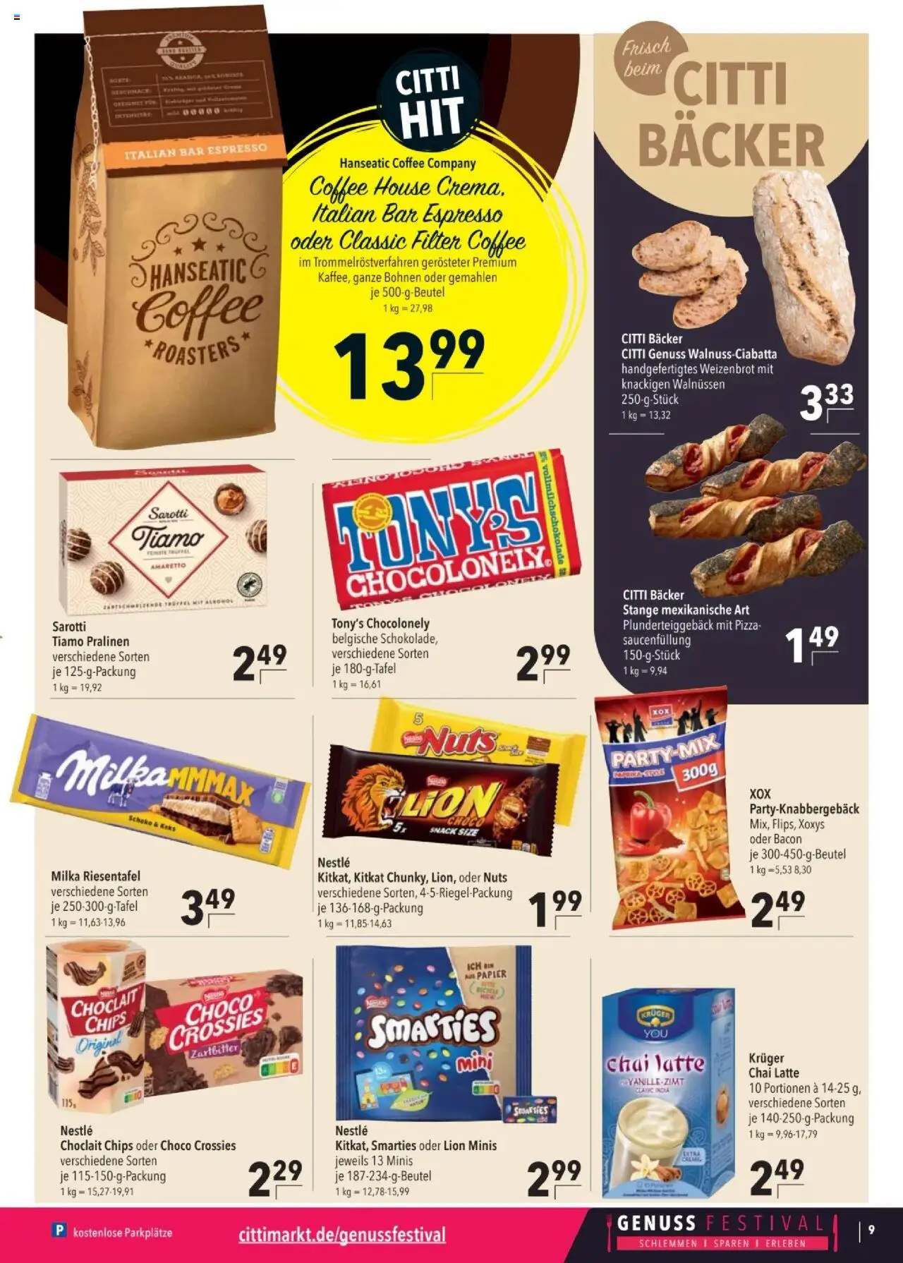 CITTI tilbudsavis – gyldig fra 16.09.2025 | Side: 9 | Produkter: Pizza, Chips, Bacon