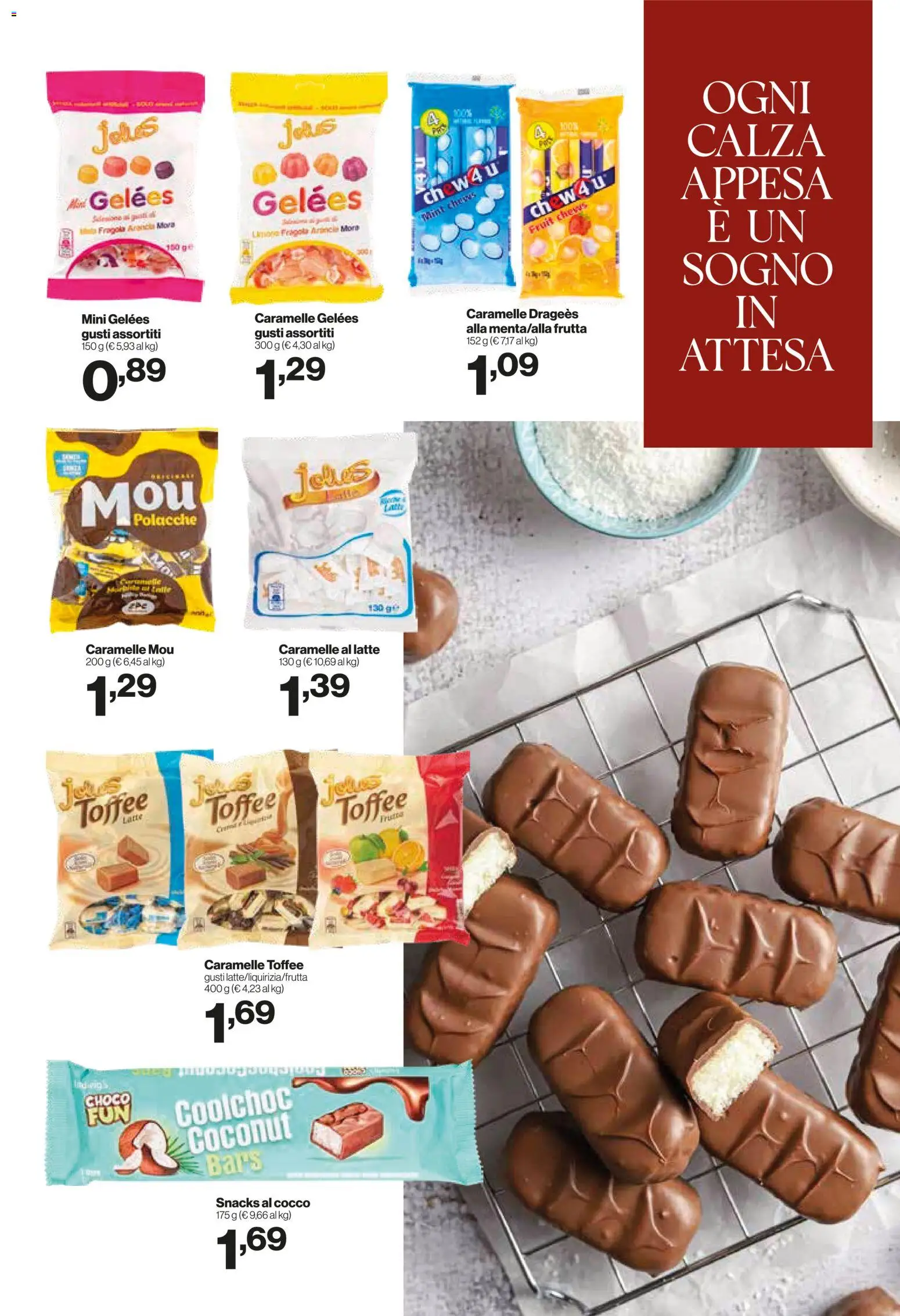 Volantino IN's del 31.12.2025 | Pagina: 3 | Prodotti: Caramelle, Latte, Cocco, Arancia