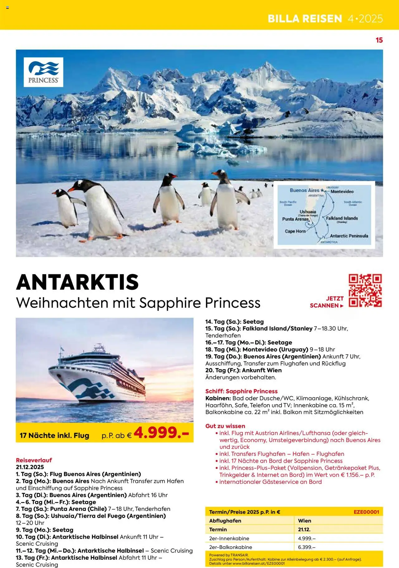 Billa Kreuzfahrt Highlights 2025 gültig ab 03.06.2025 | Seite: 15 | Produkte: Telefon, Uhr, Bad