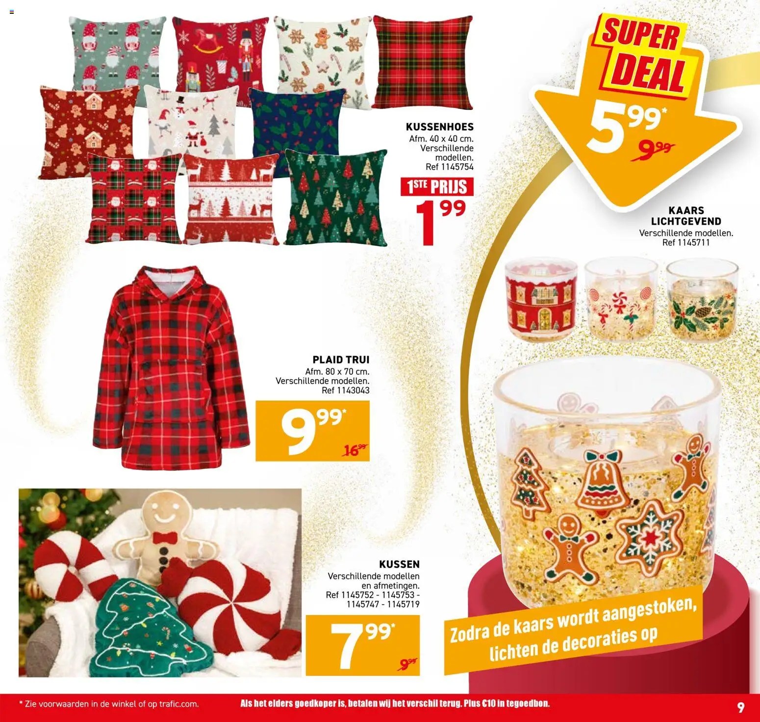 {H1} | Pagina: 9 | Producten: Trui, Kussen, Kaars