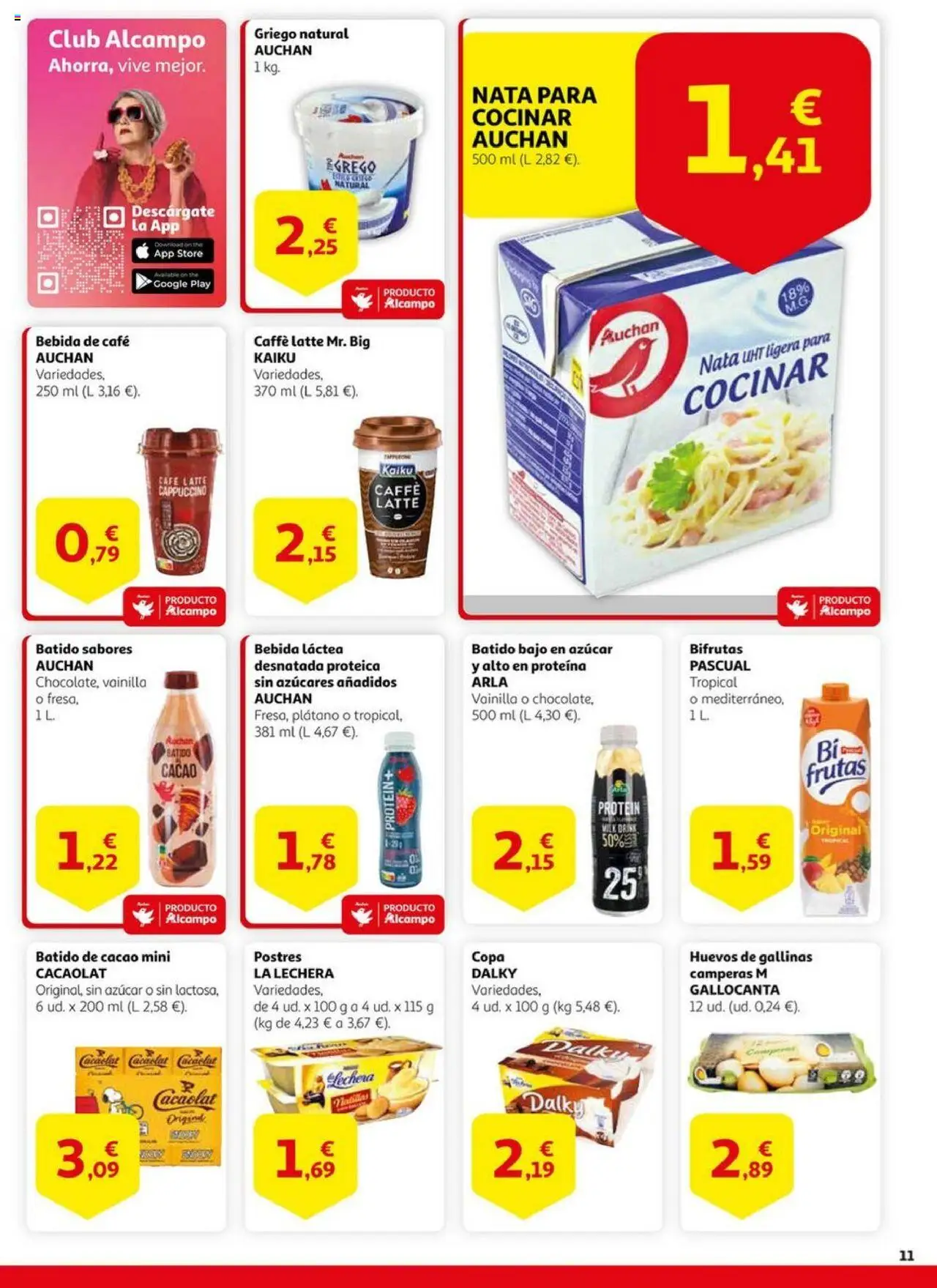 Alcampo - Especial Mascotas Guanya en estalvi │ válido desde el 20.05.2025 | Página: 11 | Productos: Πιατοθήκη, Huevos, Chocolate, Φρυγανιές σικάλεως