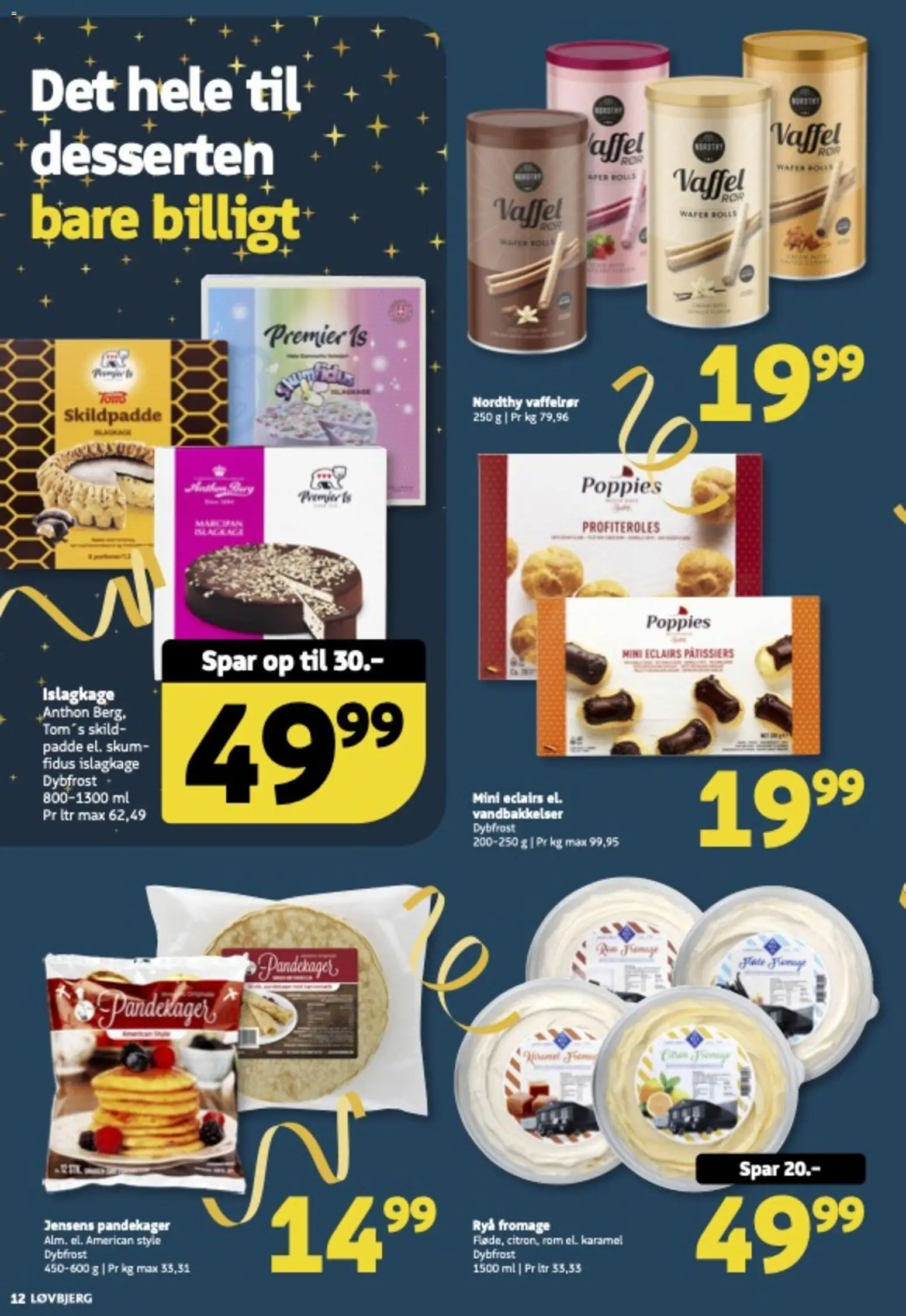 Løvbjerg tilbudsavis – gyldig fra 27.12.2025 | Side: 14 | Produkter: Is, Marcipan, Rom