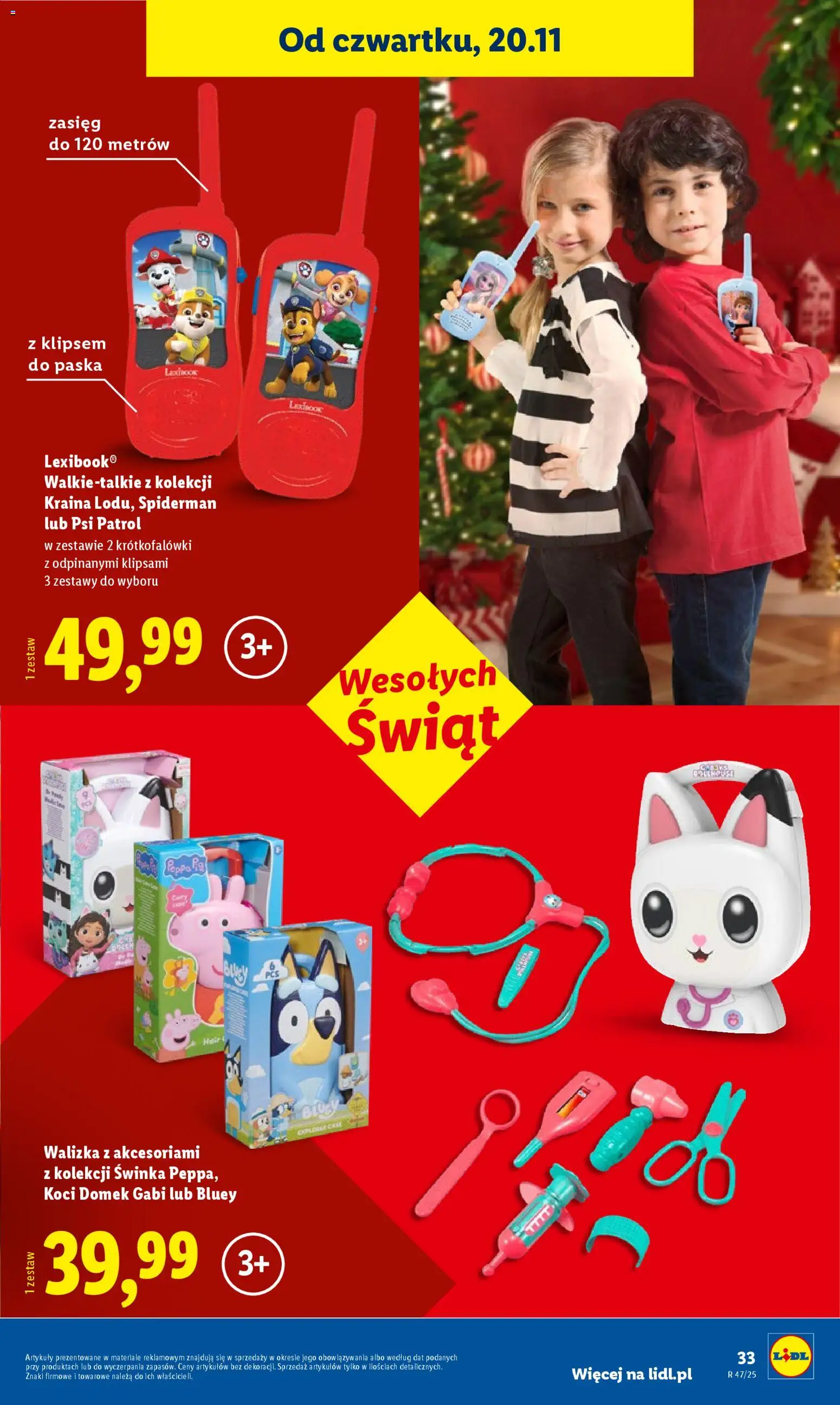 Lidl Katalog zabawek od 03.11.2025 | Strona: 33 | Produkty: Walizka