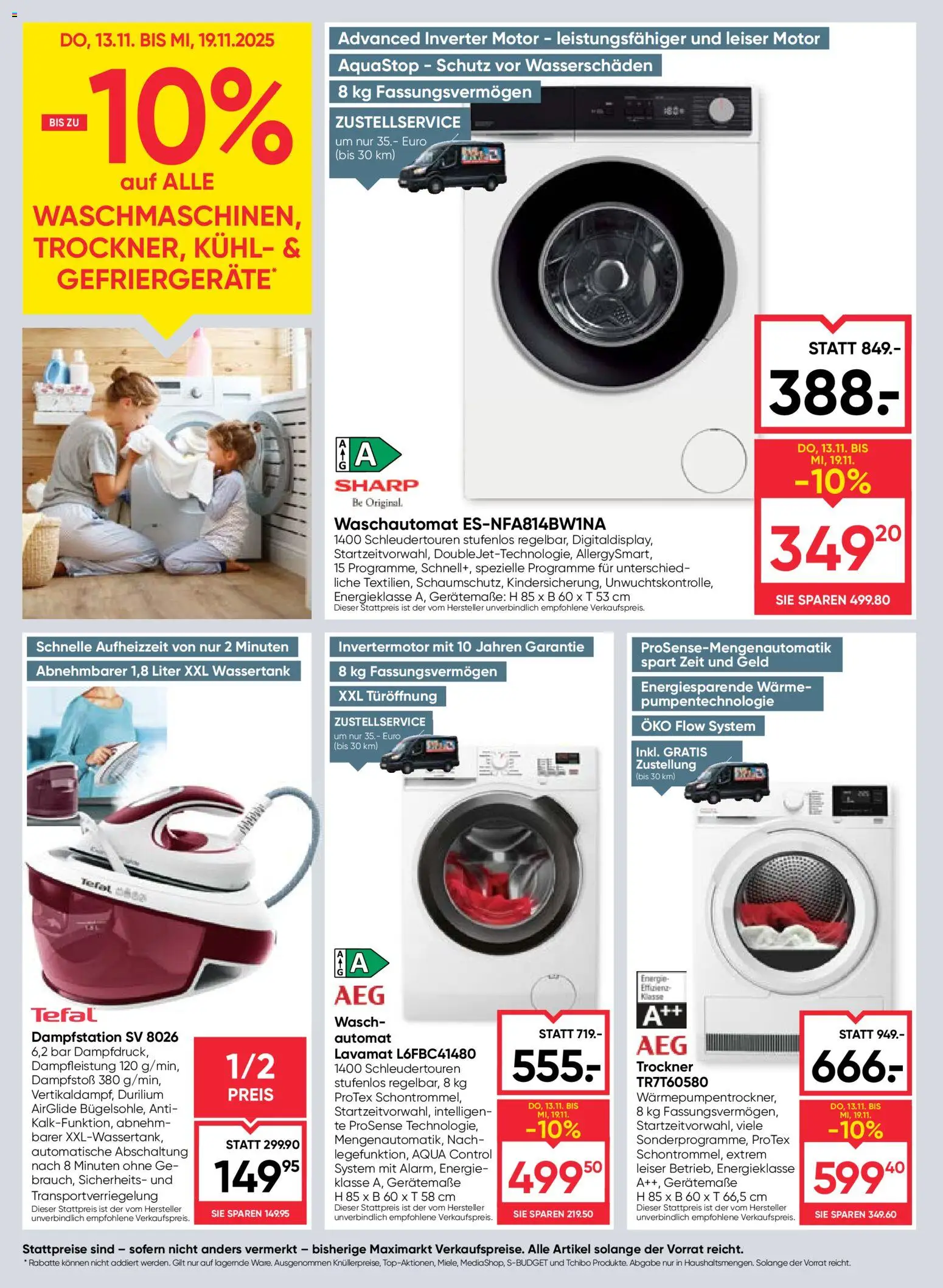 Maximarkt Flugblatt gültig ab 13.11.2025 | Seite: 20 | Produkte: Trockner
