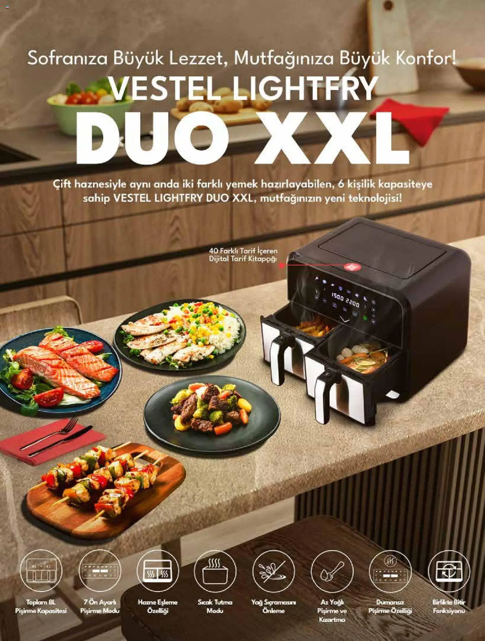 Vestel Küçük Ev Aletleri - 04.11.2025 tarihinden itibaren geçerlidir | Sayfa: 17 | Ürünler: Yağ