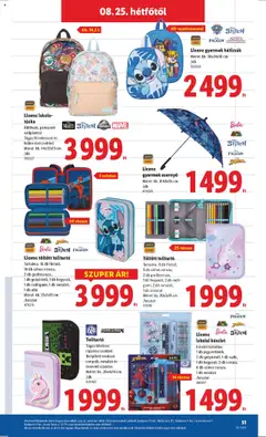 Lidl akciós ujság - amely érvényes a következő dátumtól: 21.08.2025 | Oldal: 51