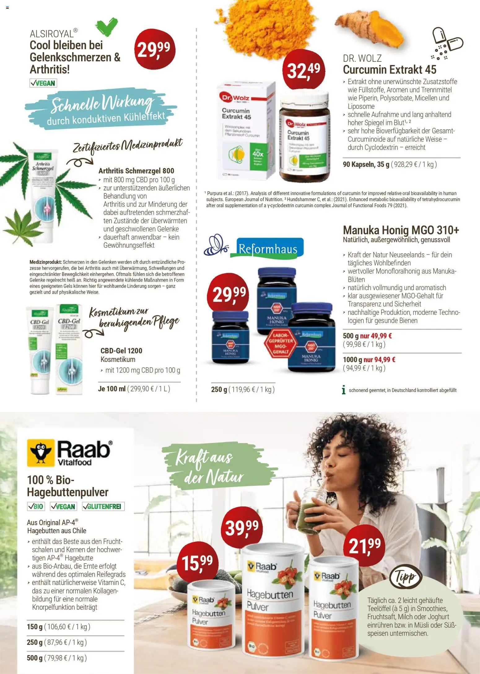 Reformhaus Bacher Prospekt 	 – gültig ab 01.01.2026 | Seite: 2 | Produkte: Musli, Milch, Joghurt, Spiegel