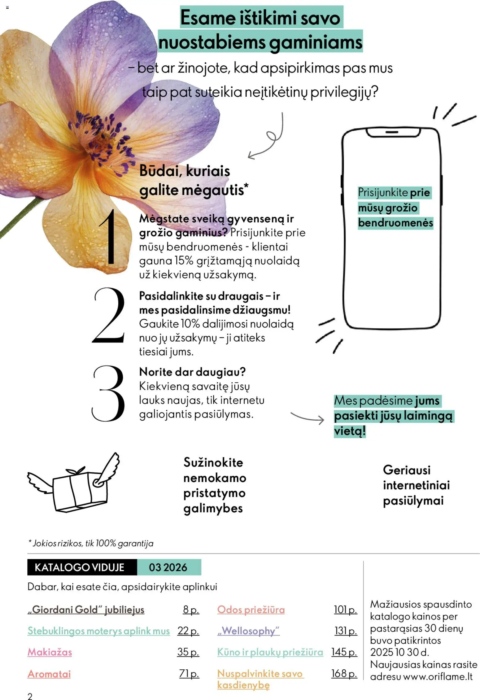 Oriflame akcijos nuo 18.02.2026 | Puslapis: 2 | Prekių: Makiažas