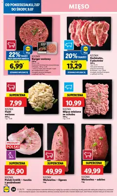 Lidl Gazetka od 07.07.2025 | Strona: 20 | Produkty: Mięso, Mięso mielone wołowe, Mięso mielone, Wołowina