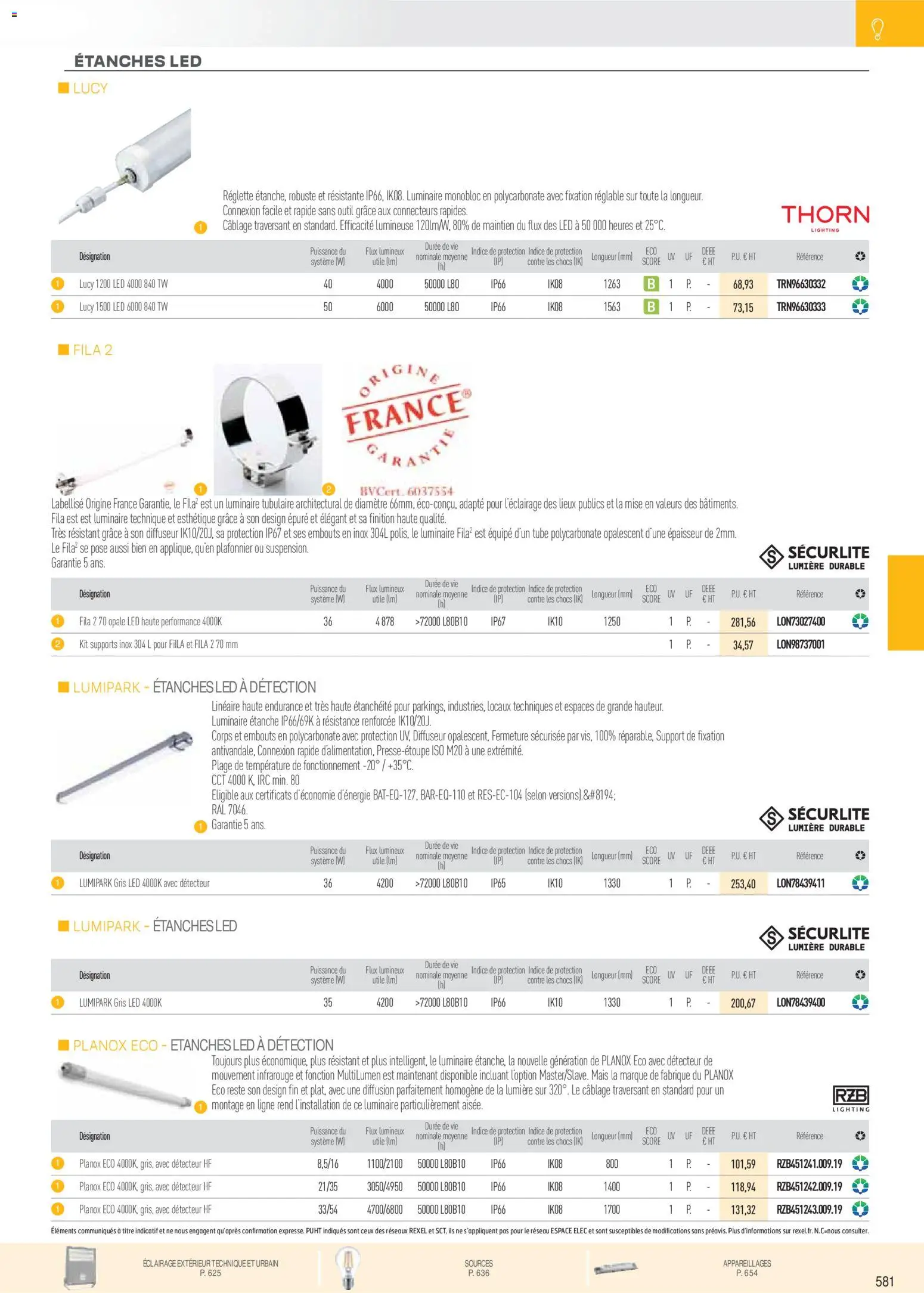 {H1} | Page: 73 | Produits: Plafonnier, Diffuseur, Mais