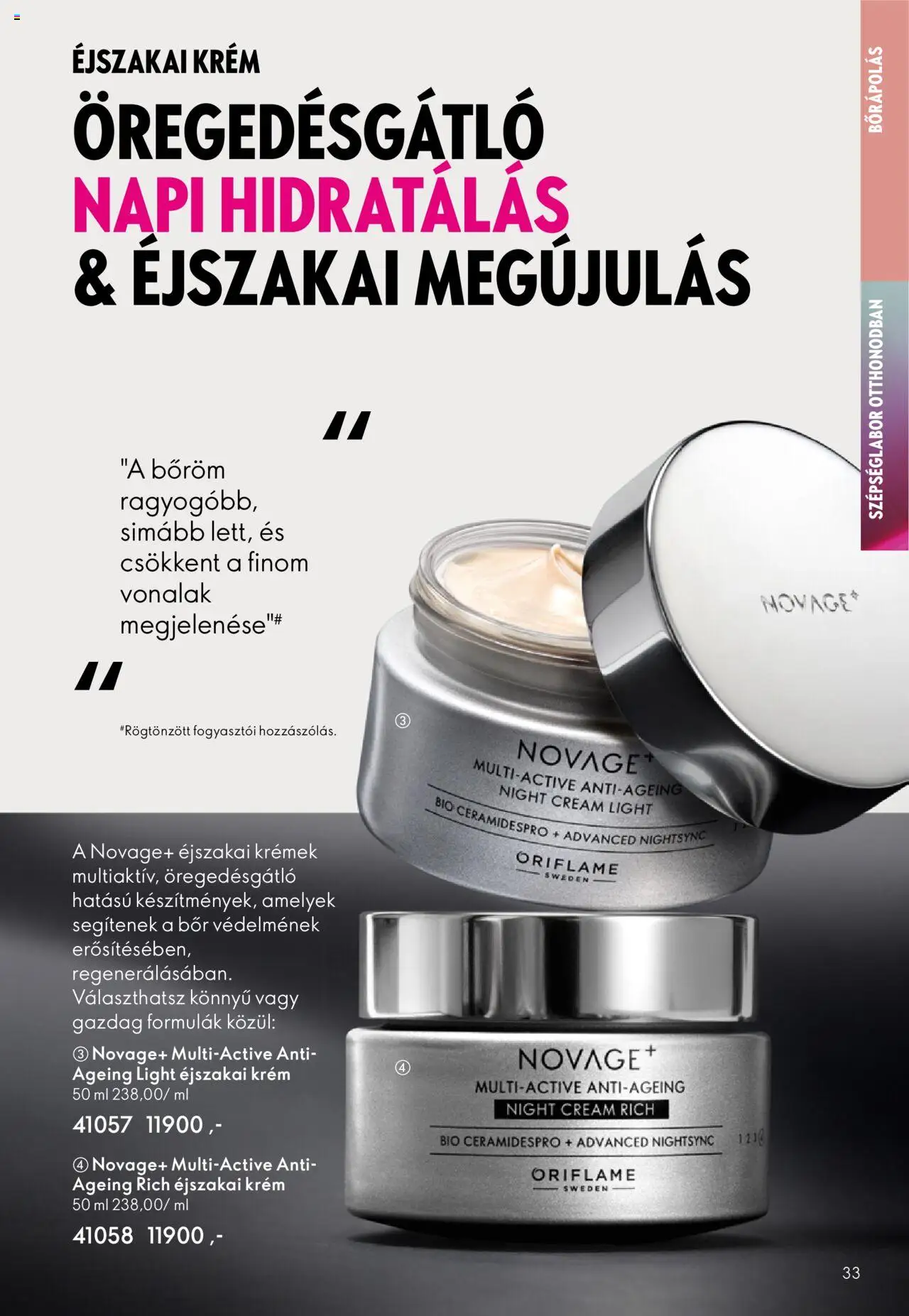 Oriflame akciós ujság - amely érvényes a következő dátumtól: 07.09.2025 | Oldal: 33 | Termékek: Bor