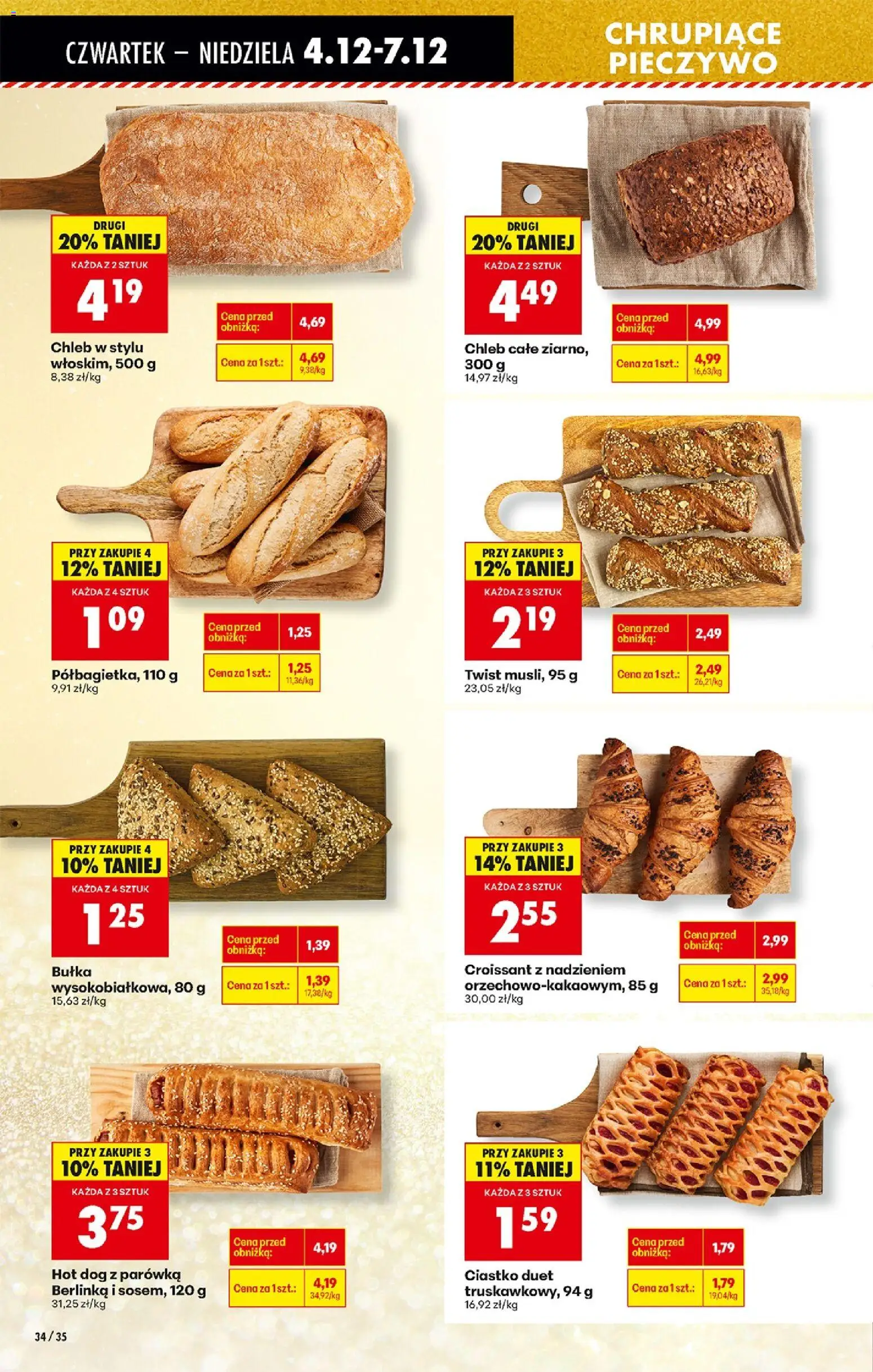 Biedronka gazetka - Oferta w tym tygodniu od 04.12.2025 | Strona: 42 | Produkty: Pieczywo, Bułka, Chleb