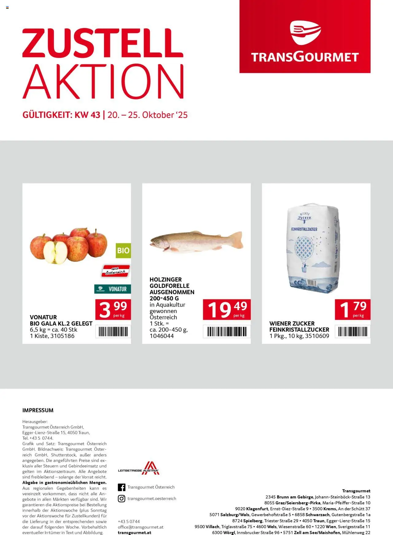 Transgourmet  Zustellaktion gültig ab 20.10.2025 | Seite: 32 | Produkte: Zucker