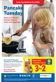 Preview of Lidl - Valentine valid from 12.02.2026 | Page: 28 | Products: Pancake, Cream