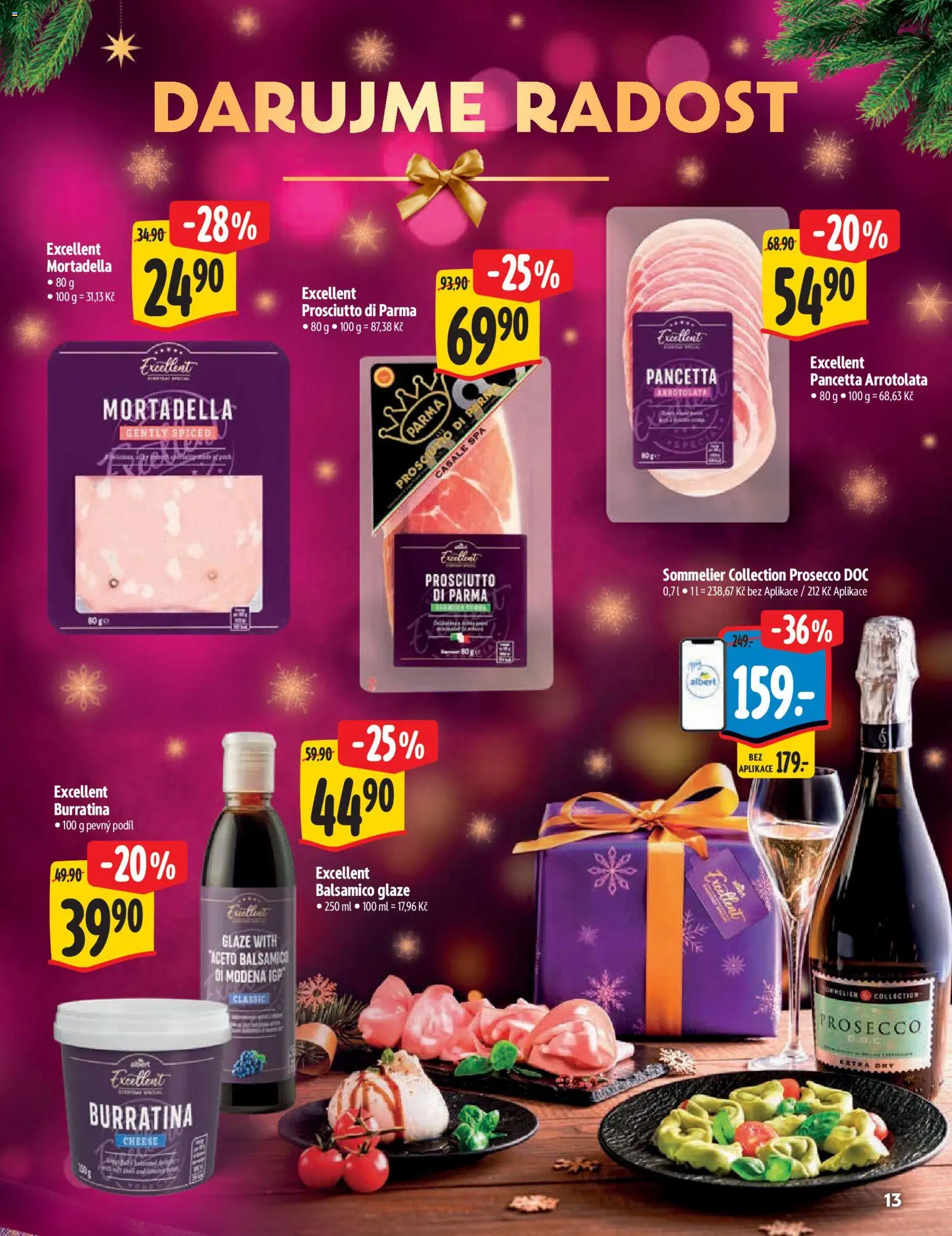 Albert katalog - Hypermarket od 29.10.2025 | Strana: 13 | Produkty: Prosecco, Prosciutto, Balsamico, Prosecco DOC