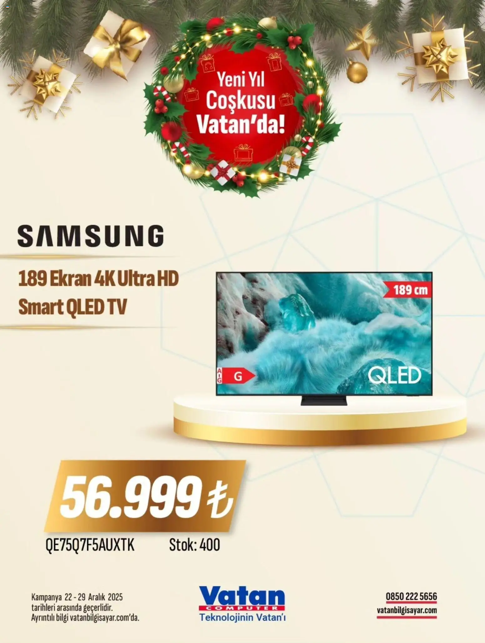 Vatan Bilgisayar İndirim - 22.12.2025 tarihinden itibaren geçerlidir | Sayfa: 8 | Ürünler: TV