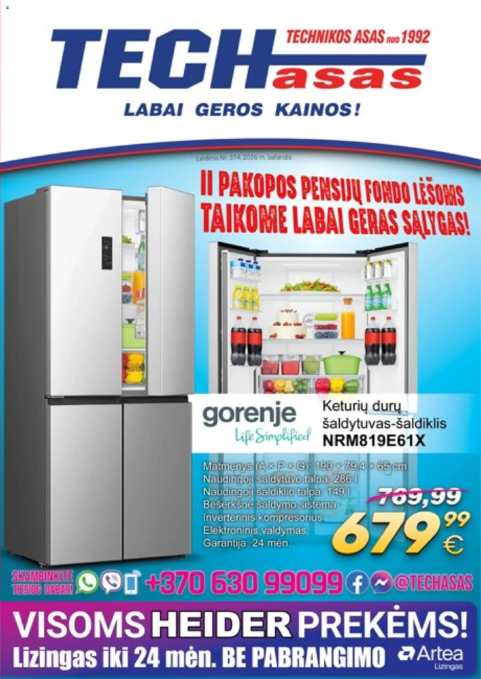 TECHasas akcijos nuo 09.04.2026 | Puslapis: 1