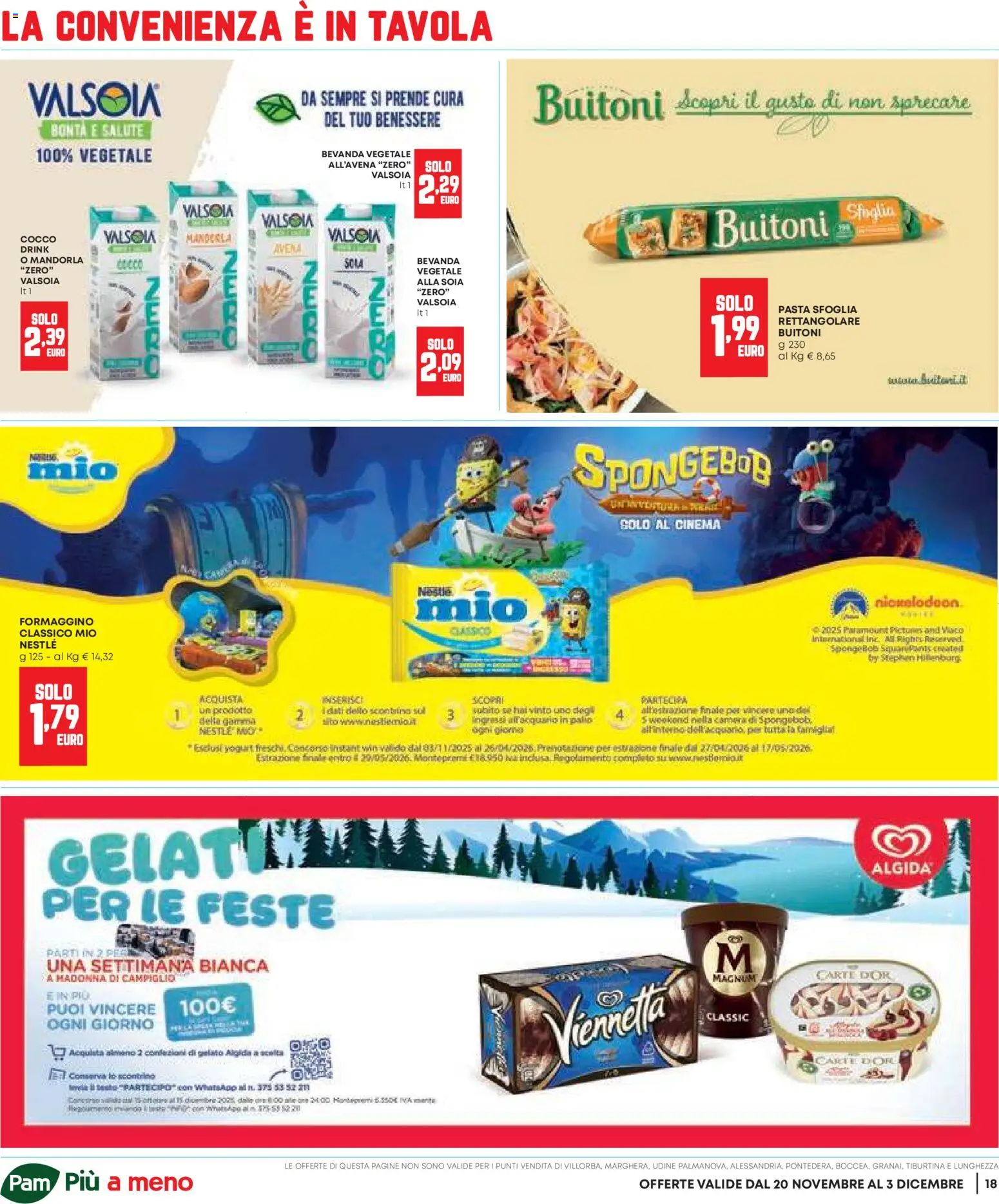 Volantino Panorama del 20.11.2025 | Pagina: 18 | Prodotti: Yogurt, Tè, Pasta, Cocco