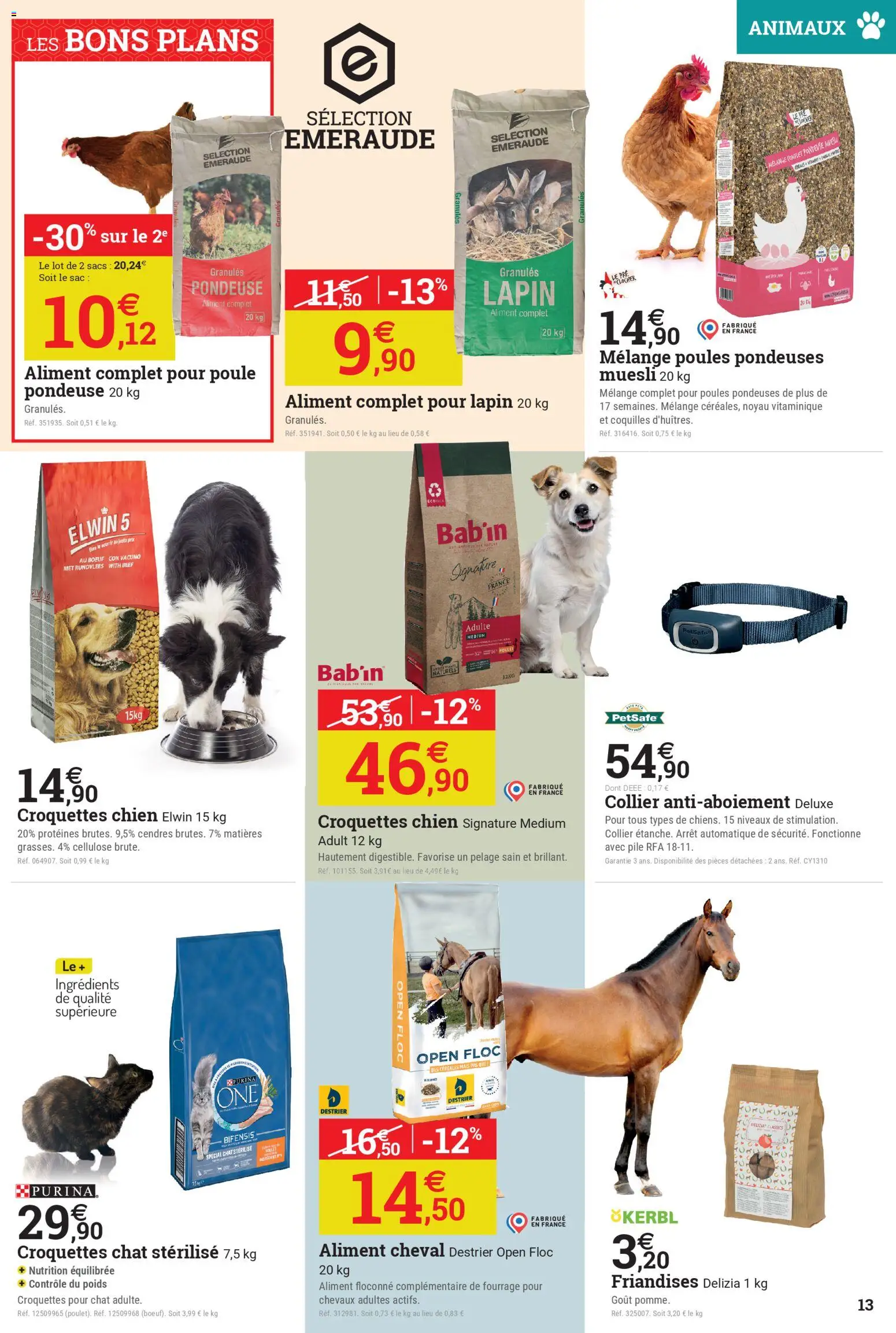 {H1} | Page: 13 | Produits: Mais, Collier, Croquettes chat, Croquettes pour chat