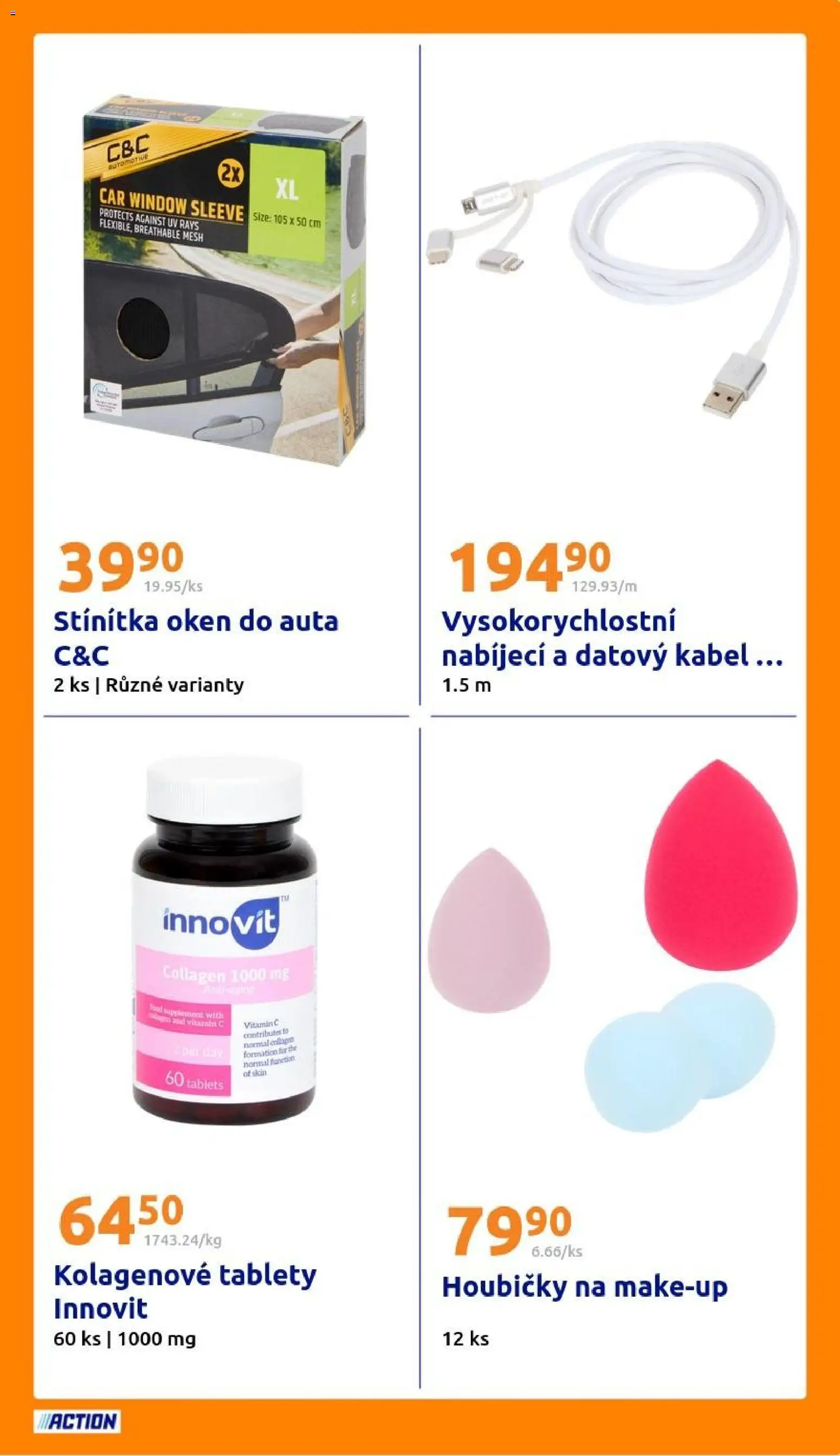 Action leták od 08.04.2026 | Strana: 21 | Produkty: Vitamin c, Makeup, Kabel