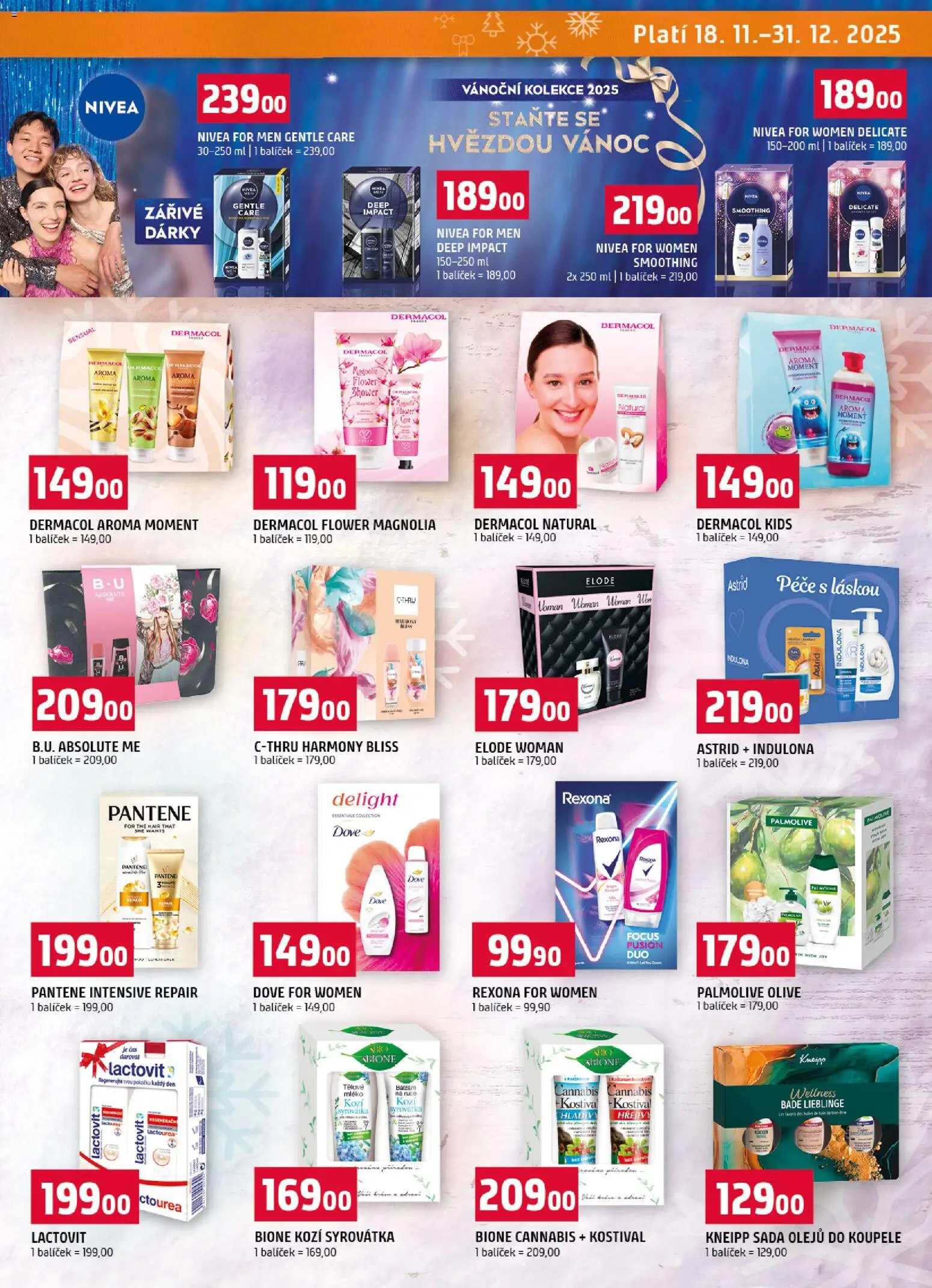 Terno leták - Vánoční speciál od 18.11.2025 | Strana: 17 | Produkty: Nivea, Mléko, Syrovátka, Rexona