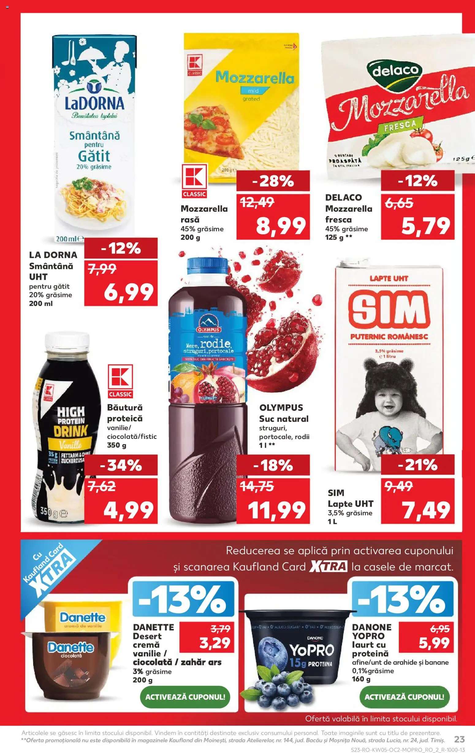 Noul catalog Kaufland – valabil de la 28.01.2026 | Pagină: 23 | Produse: Light Kedi Konservesi, Arahide, Cremă, Portocale