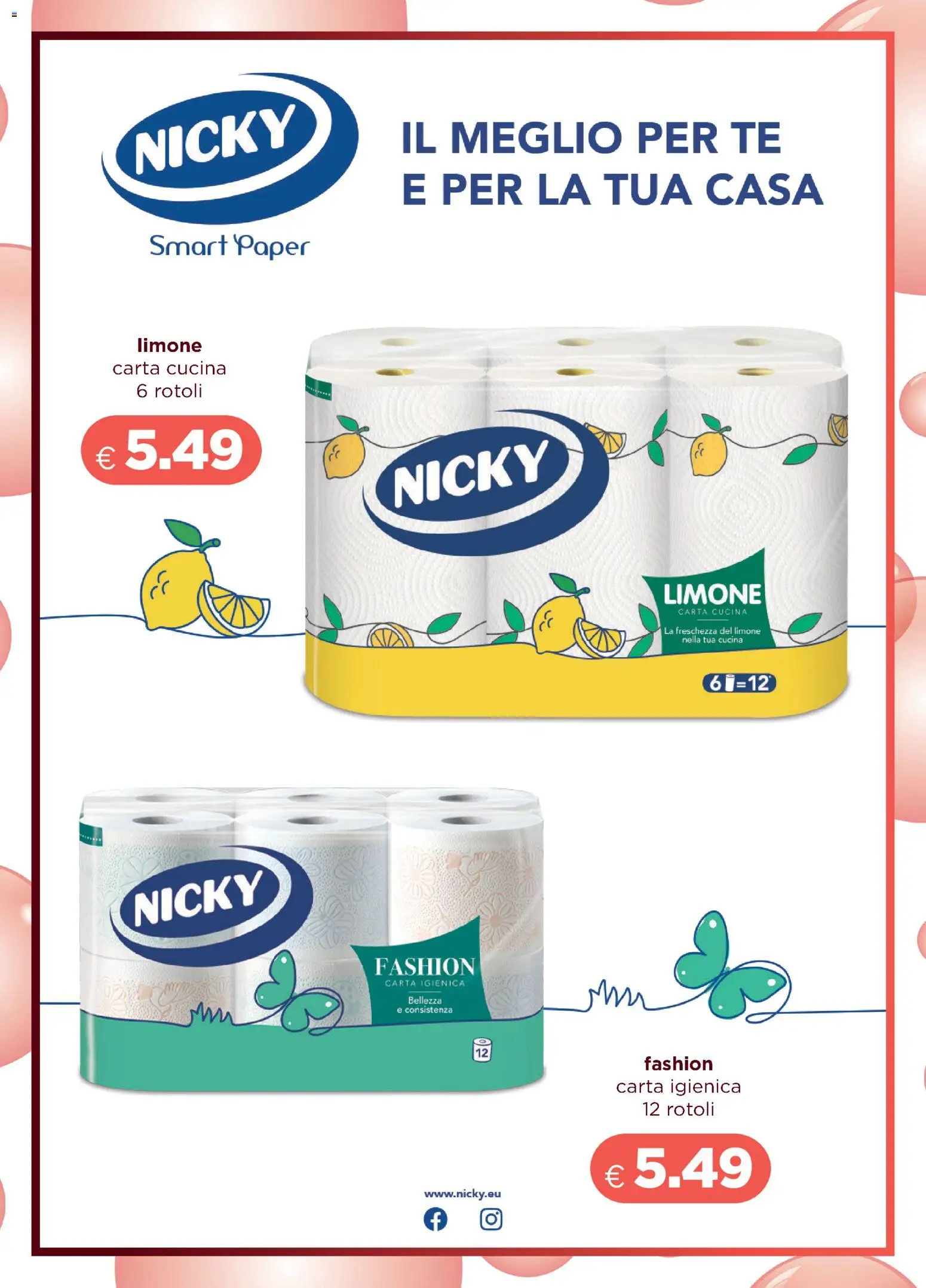 Volantino Acqua e Sapone del 23.11.2025 | Pagina: 8 | Prodotti: Carta igienica, Tè, Limone