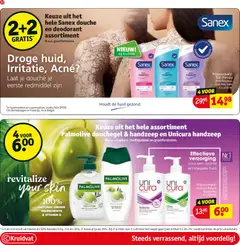 Palmolive douchegel & handzeep, Keuze uit het hele assortiment Palmolive douchegel & handzeep. M.u.v. soapbars, multipakken en grootformaten. - Voorbeeld van een folder van Kruidvat, geldig van 24.03.2026 | Pagina: 32