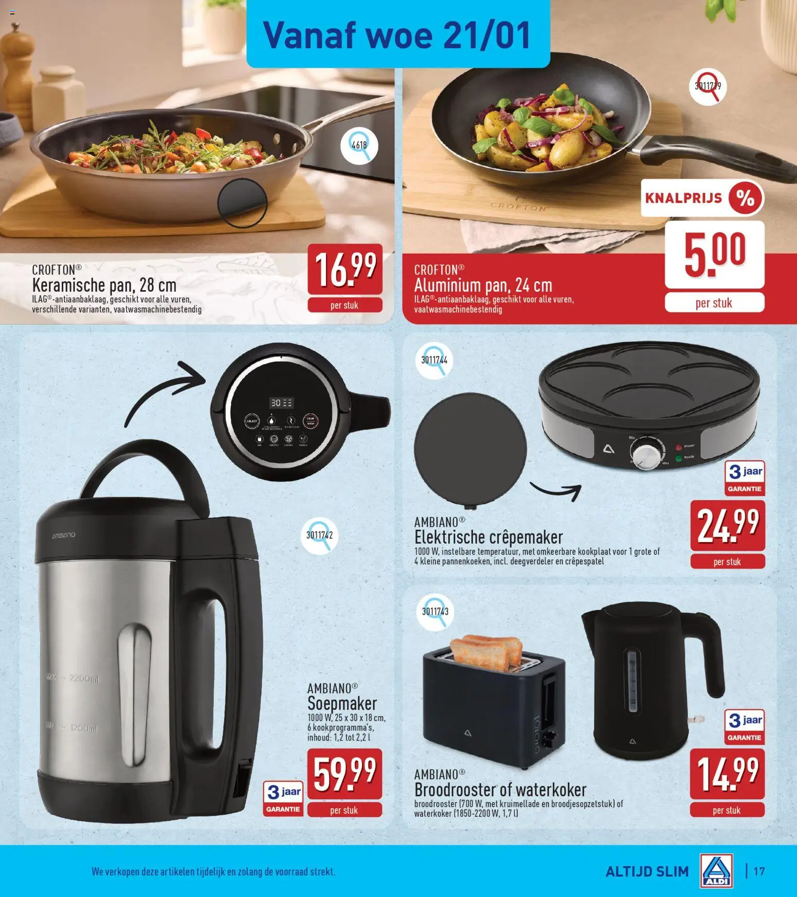 {H1} | Pagina: 17 | Producten: Waterkoker, Kookplaat