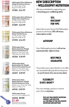 Preview of Oriflame - Offers valid from 15.04.2026 | Page: 112 | Products: Chocolate, Soup, Weight, Strawberry