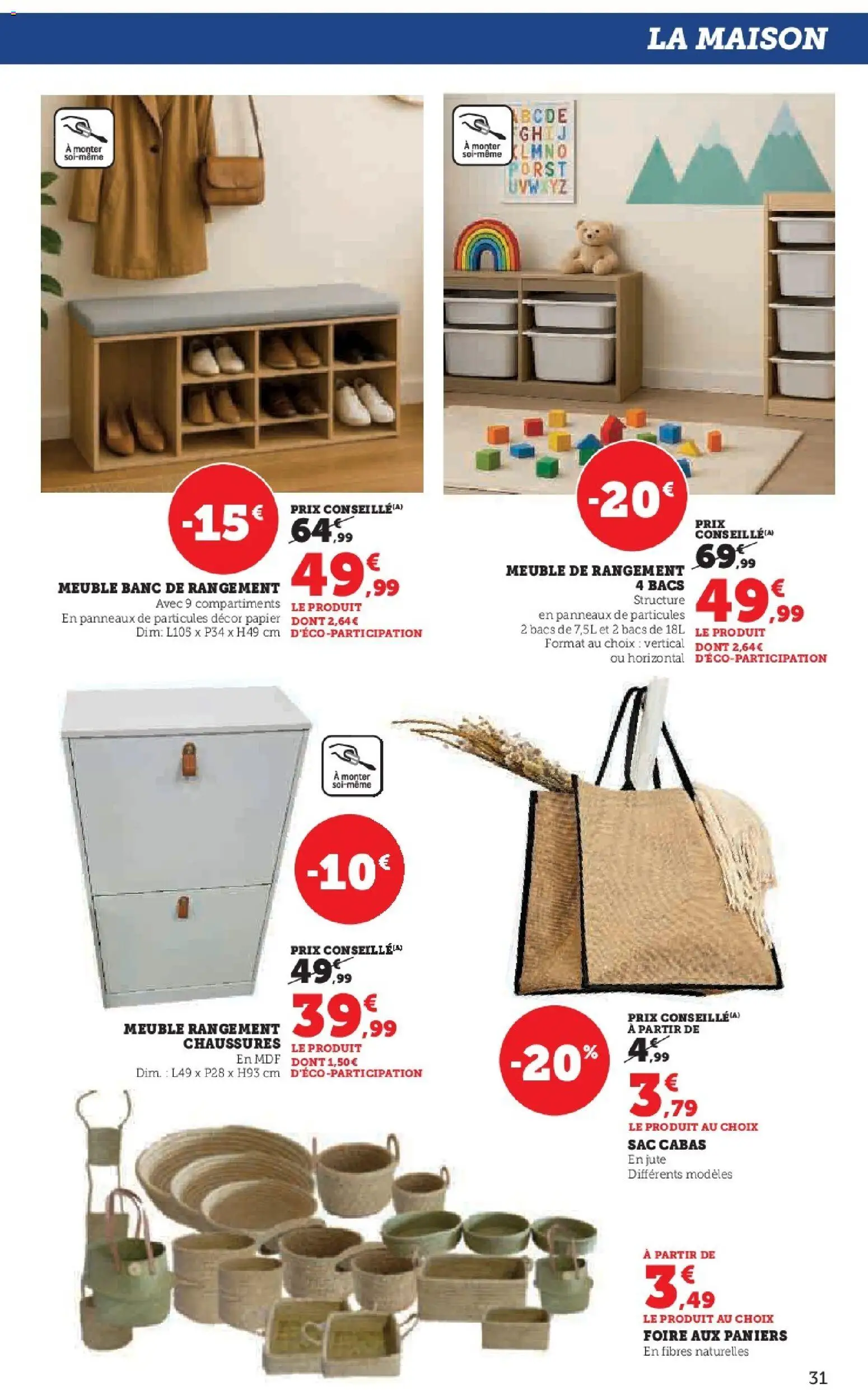 {H1} | Page: 31 | Produits: Meuble, Sac, Banc de rangement