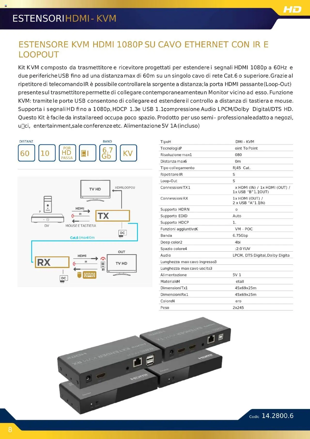 Volantino GBC del 16.10.2025 | Pagina: 8 | Prodotti: Telecomando, Mouse, Audio, Cavo