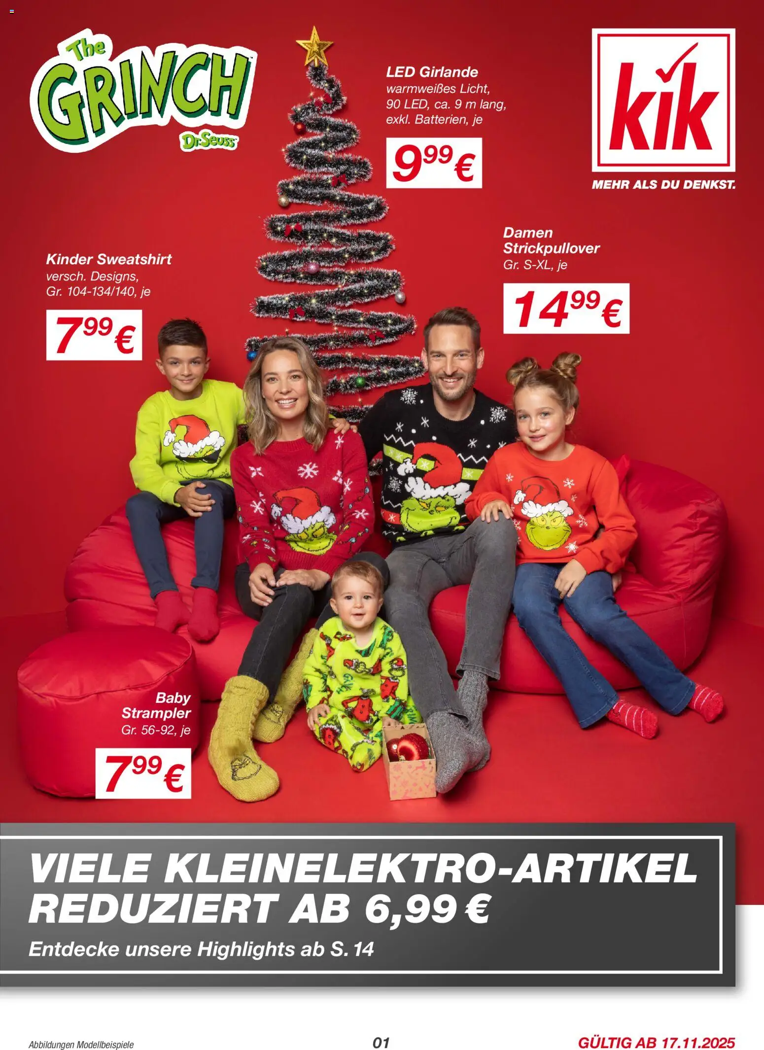 Kik Prospekt 	 – gültig ab 17.11.2025 | Seite: 1 | Produkte: Sweatshirt