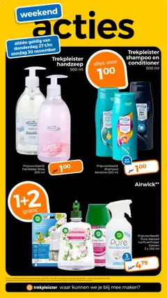 Trekpleister - Black Friday - Voorbeeld van een folder van Trekpleister, geldig van 25.11.2025 | Pagina: 7 | Producten: Geuren, Luchtverfrisser, Douche, Conditioner