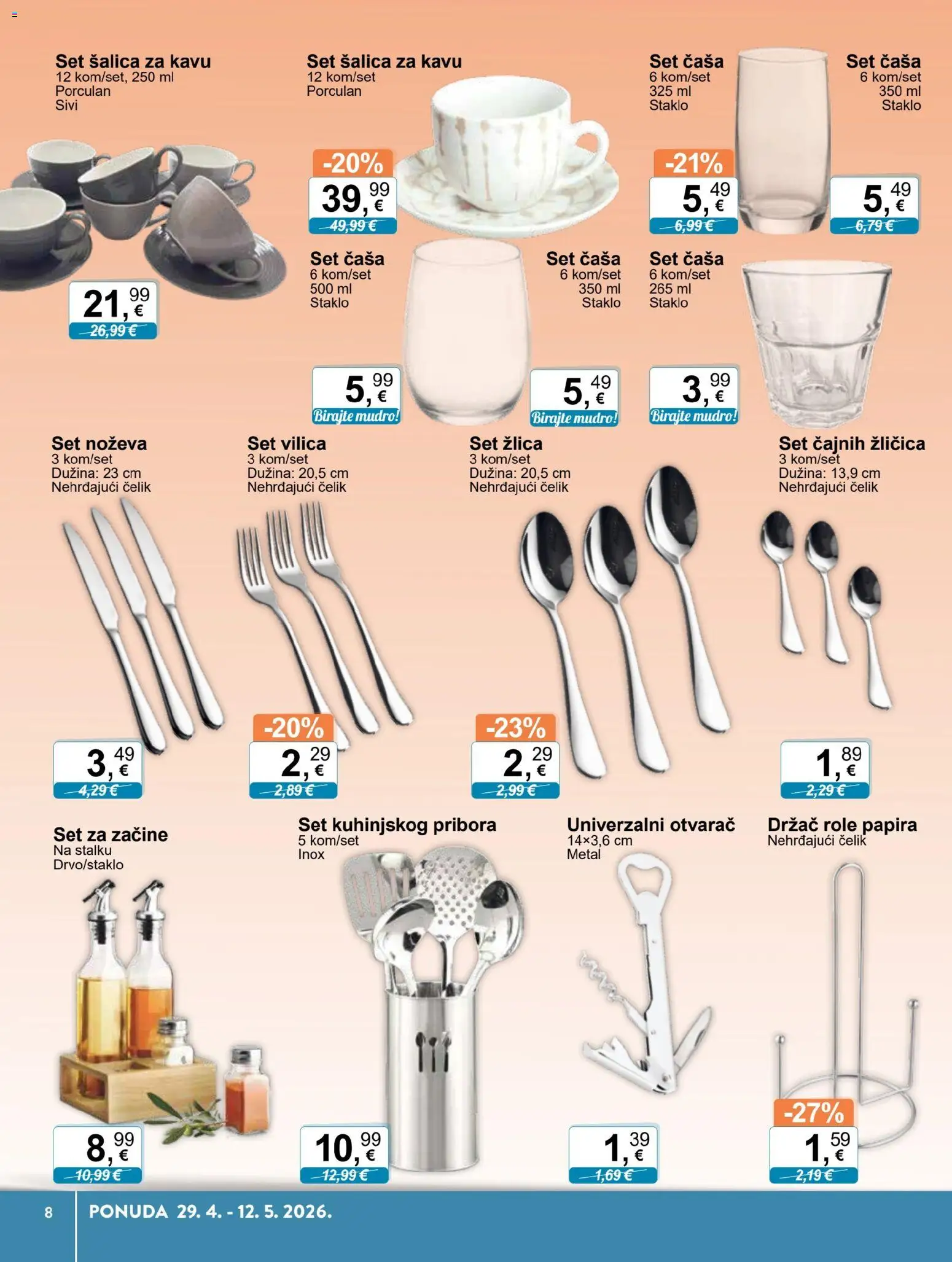 KTC katalog | vrijedi od 29.04.2026 | Stranica: 5 | Proizvodi: Role, Šalica