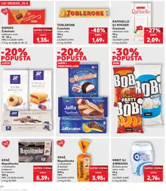 ORBIT ILI AIRWAVES Žvakaće gume, razne vrste 64 g - Pregled kataloga iz trgovine Kaufland, vrijedi od 25.03.2026 | Stranica: 24 | Proizvodi: Lješnjak, Napolitanke, Šlag, Raffaello