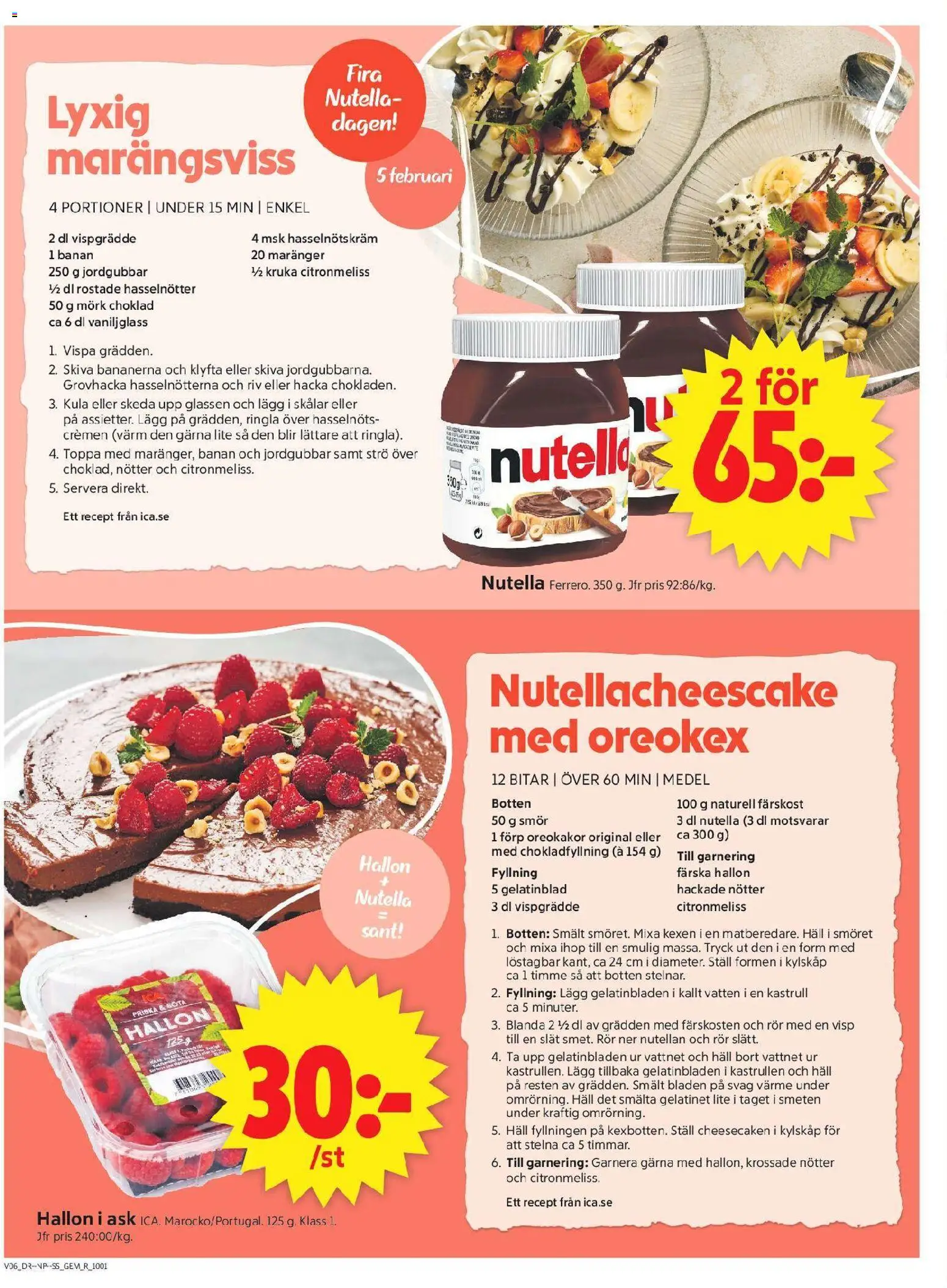 ICA Supermarket reklamblad aktuell från 02.02.2026 | Sida: 4 | Produkter: Visp, Kruka, Jordgubbar, Kylskåp