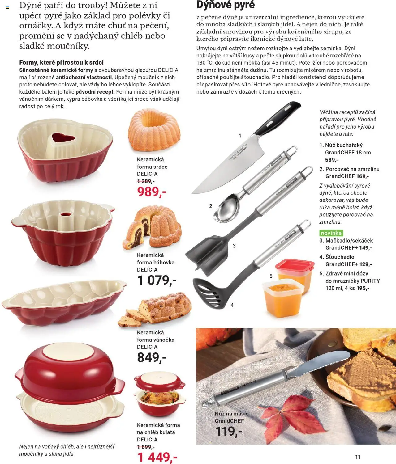 TESCOMA katalog - Podzim/zima 2025 od 20.10.2025 | Strana: 11 | Produkty: Dózy, Vánočka, Dýně, Šťouchadlo