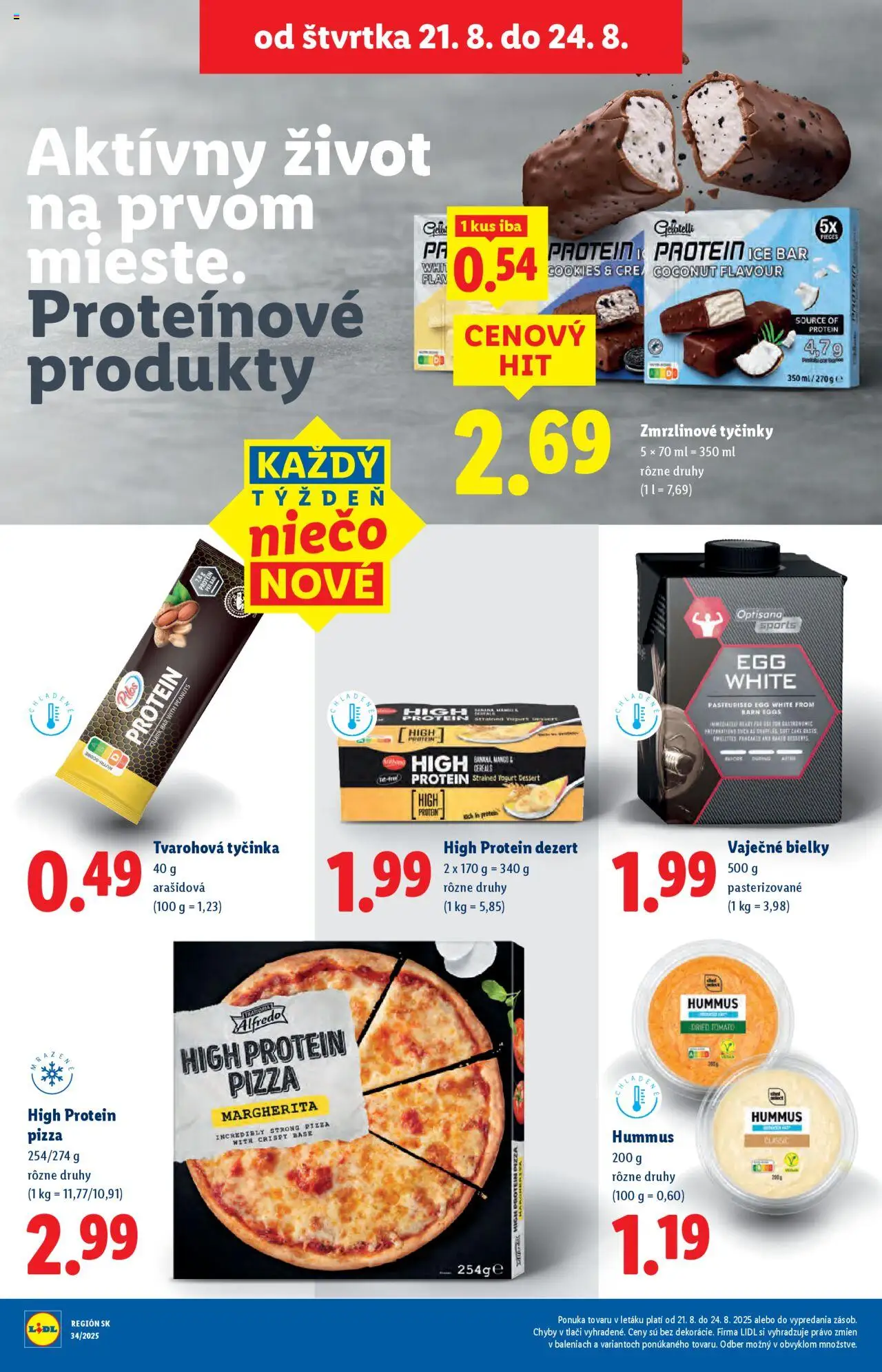 Lidl leták │ platný od 18.08.2025 | Strana: 74 | Produkty: Pizza, Protein, Mango