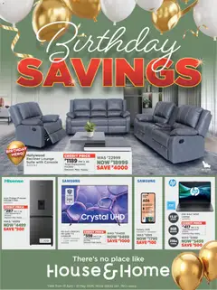 House and Home specials catalogue – valid from 13.04.2026