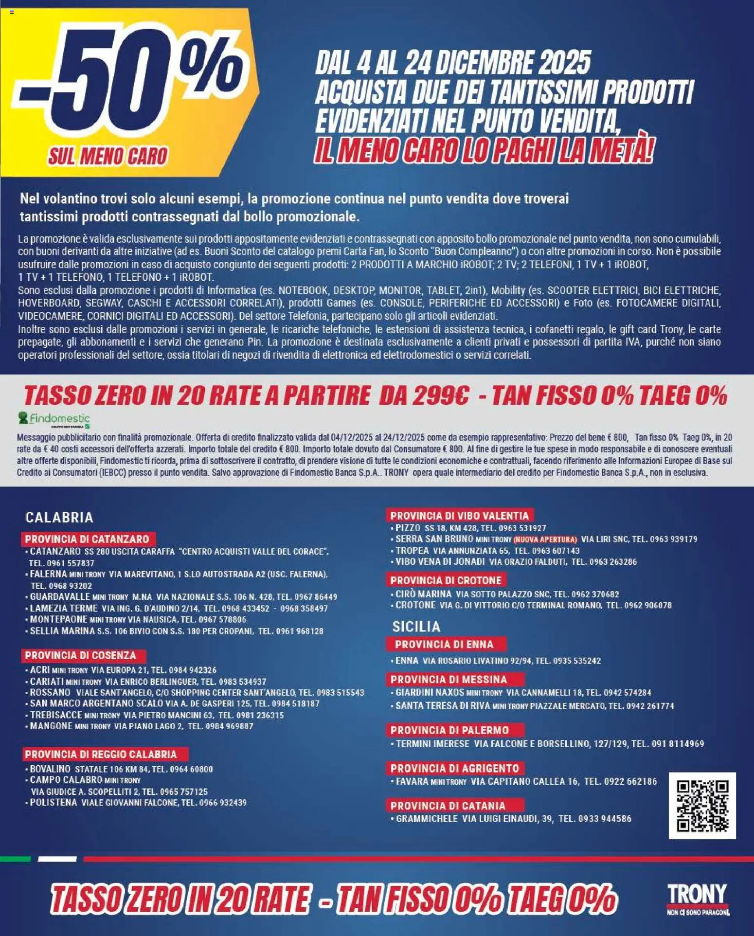 Volantino Trony del 04.12.2025 | Pagina: 43 | Prodotti: Caraffa, Telefono, TV