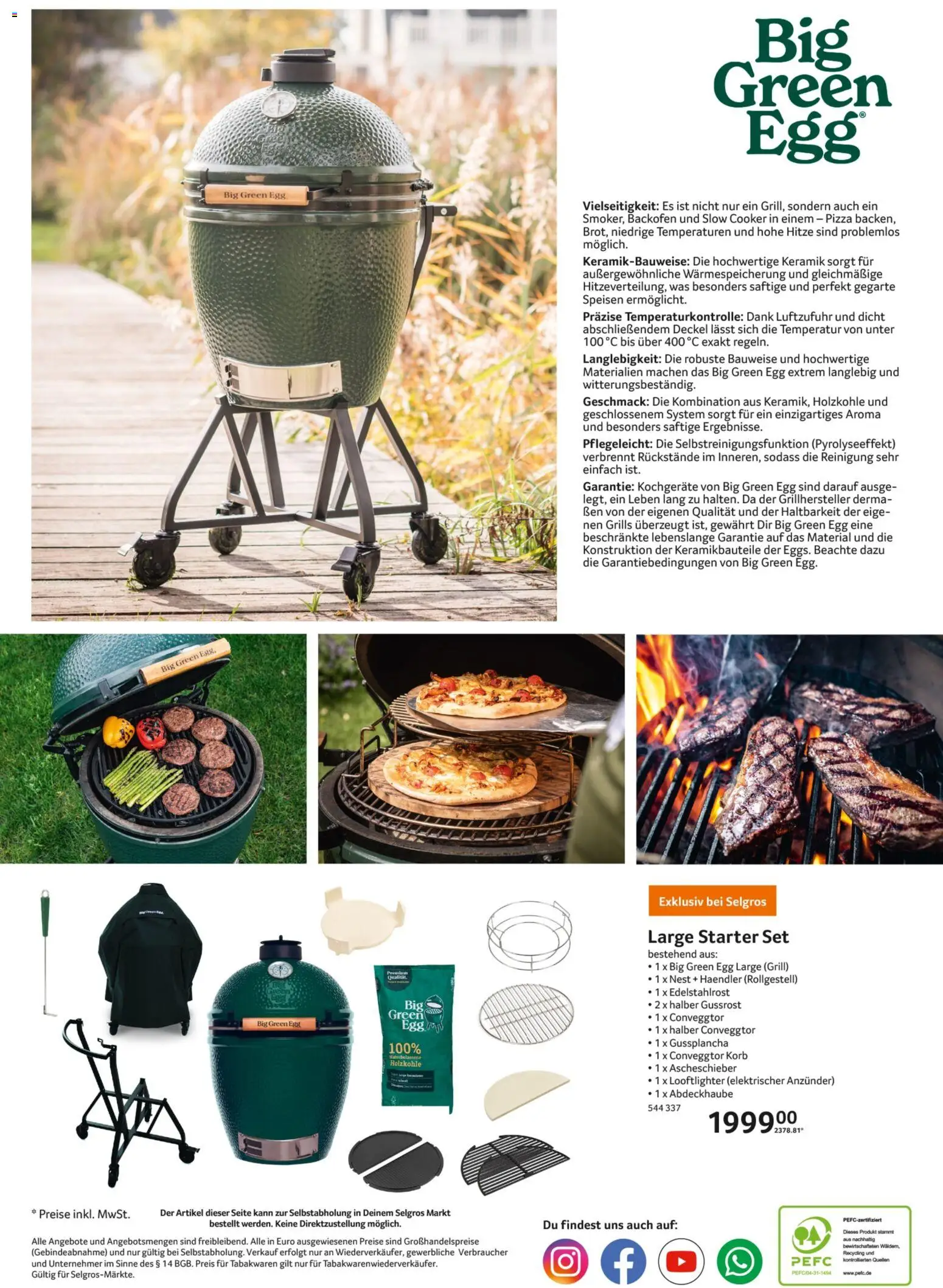 Selgros Garten Exklusiv – gültig ab 19.07.2026 | Seite: 36 | Produkte: Grill, Korb, Backofen, Pizza