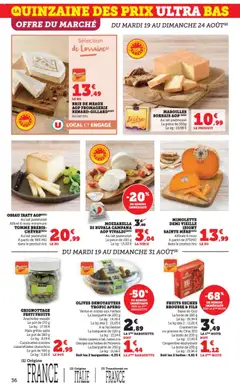  | Page: 36 | Produits: Olives, Gingembre, Wasabi, Brie