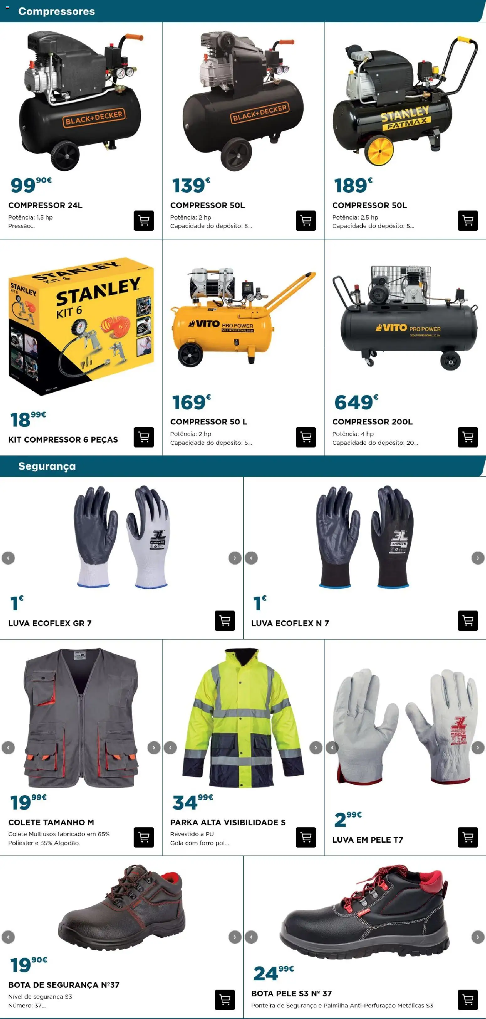 BricoMarché - Ferramentas - 12p - Nacional │ válido de 29.11.2025 | Página: 7 | Produtos: Compressor, Colete