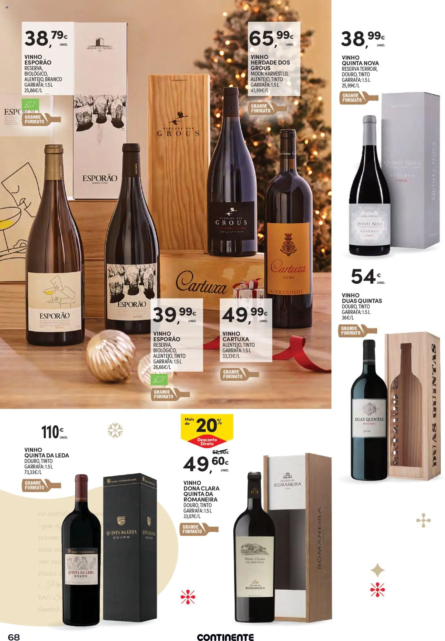 Continente - Natal │ válido de 11.11.2025 | Página: 68 | Produtos: Vinho