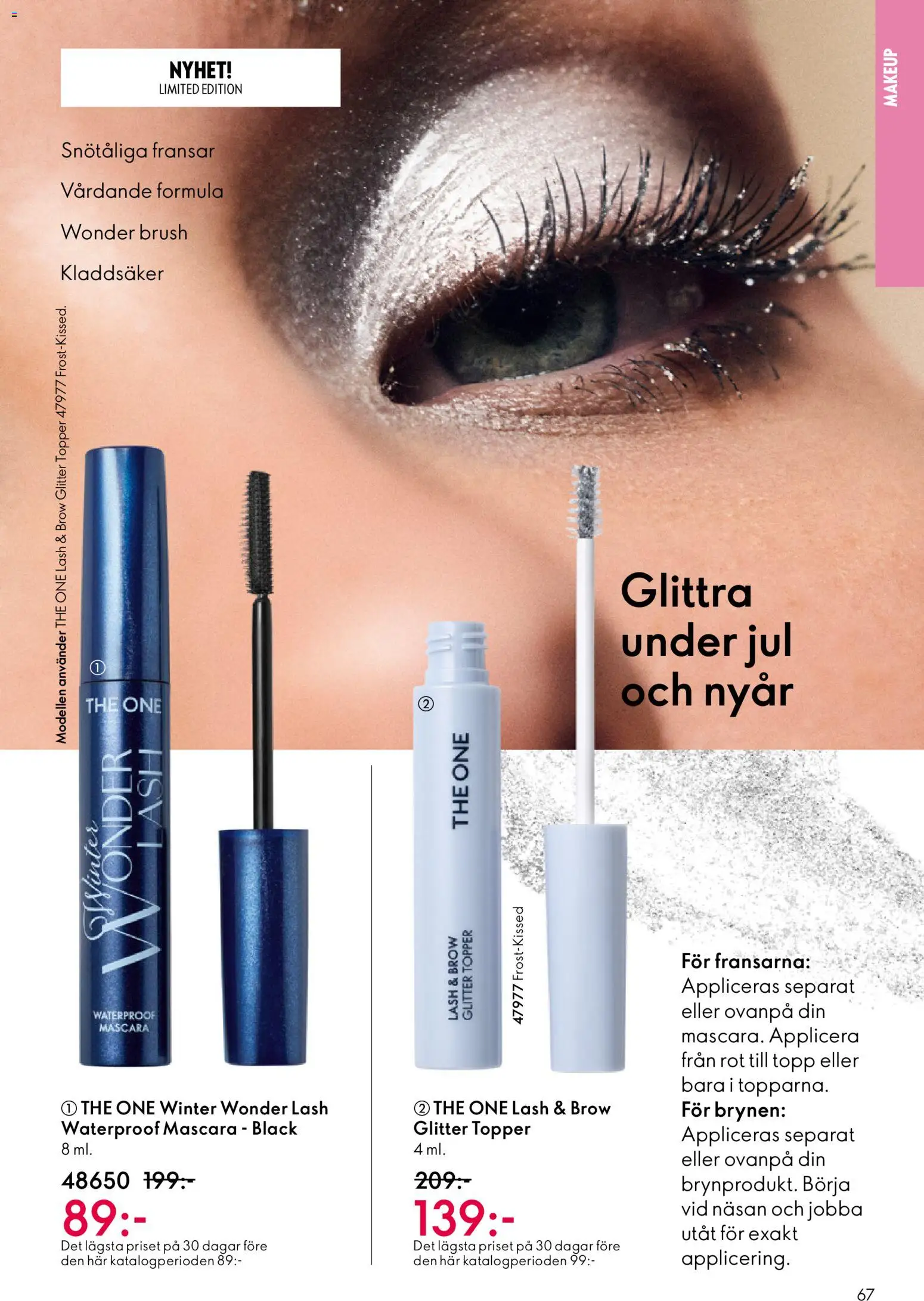 Oriflame reklamblad aktuell från 10.12.2025 | Sida: 67 | Produkter: Mascara, Topp
