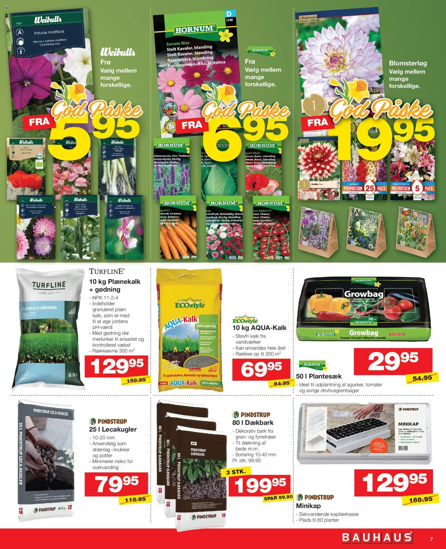 Bauhaus tilbudsavis – gyldig fra 02.04.2026 | Side: 7 | Produkter: Tomater, Cherry, Søm