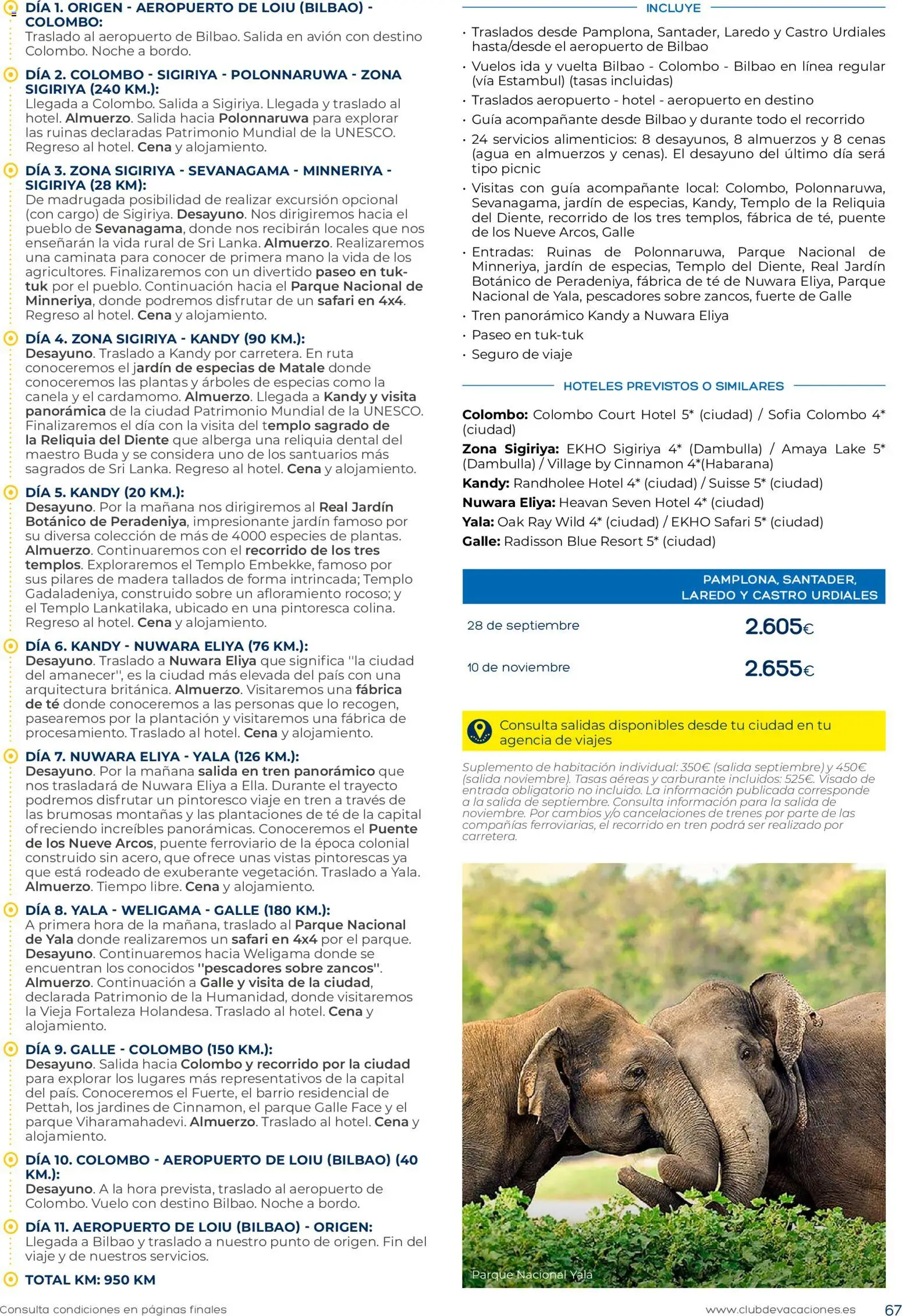 Viajes El Corte Inglés Zona Norte │ válido desde el 01.01.2026 | Página: 67